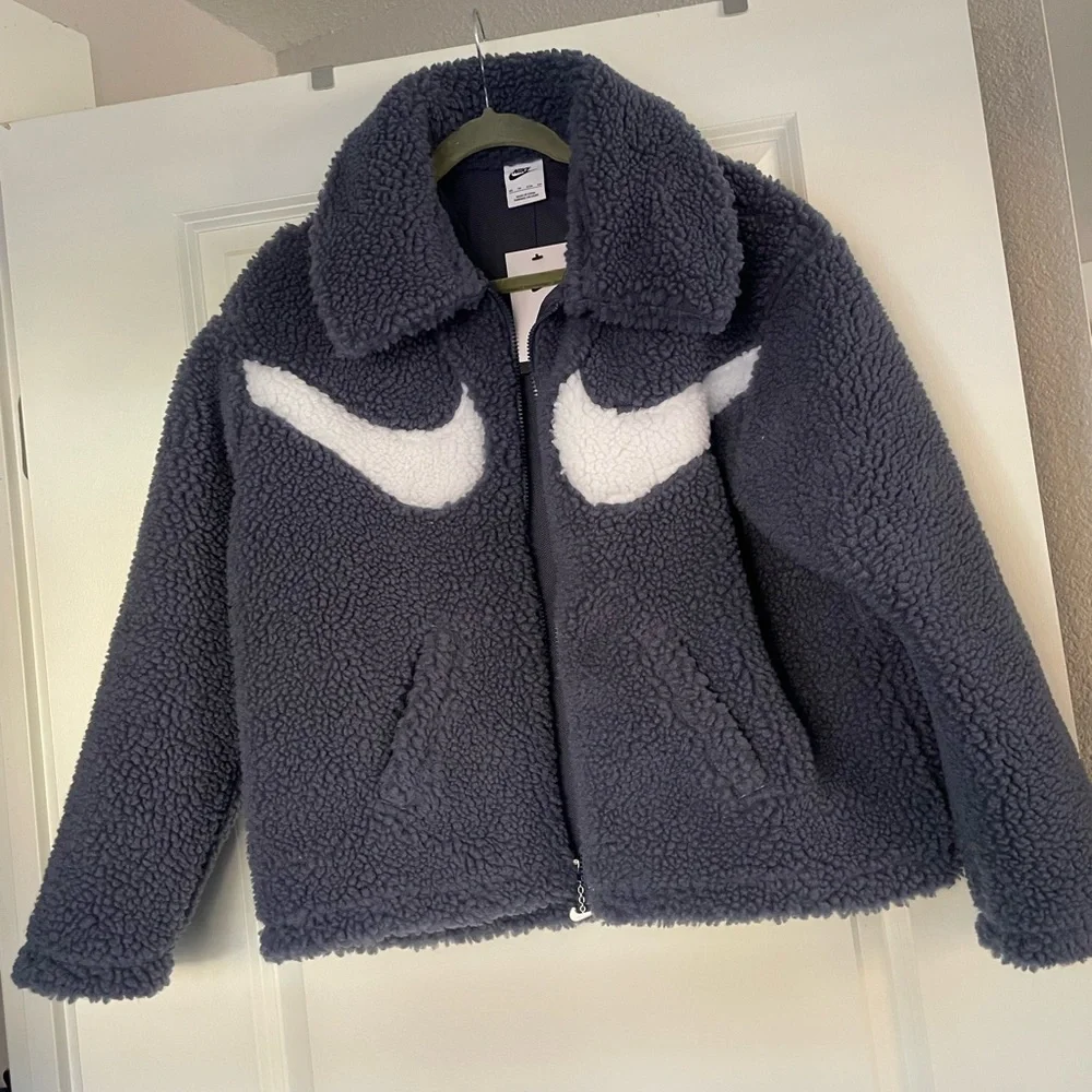 Nike Sportswear Swoosh Sherpa Jacket - Picture 3 of 6